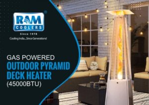 Ramcoolers' Gas-Powered-Outdoor-Pyramid-Deck-Heater45000BTU